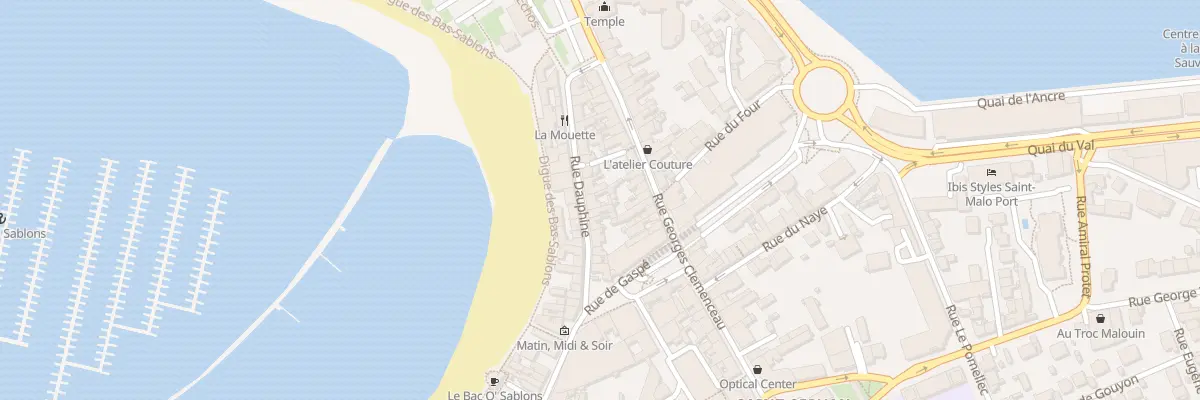 Plan du 19 Rue Dauphine à Saint-Malo