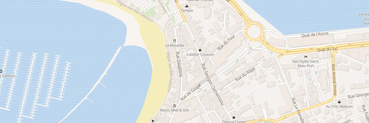Plan du 17 Rue Dauphine à Saint-Malo