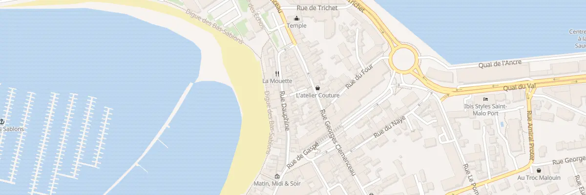 Plan du 11 Rue Dauphine à Saint-Malo