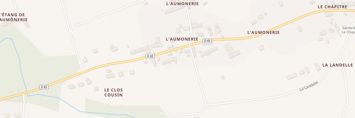Plan du 17 L’Aumônerie à Sainte-Marie