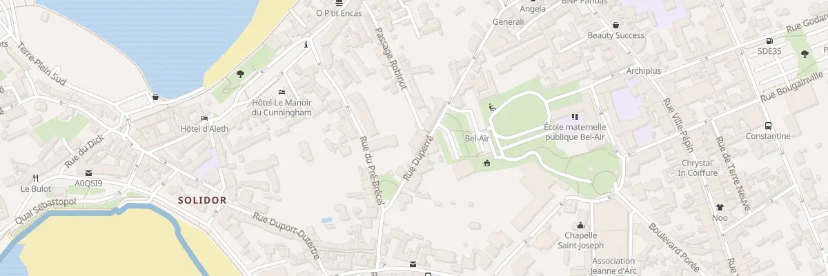 Plan du 36 Rue Duperré à Saint-Malo