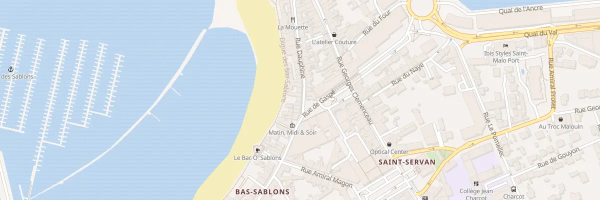 Plan du 36 Rue Dauphine à Saint-Malo
