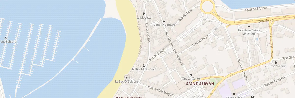 Plan du 32B Rue Dauphine à Saint-Malo
