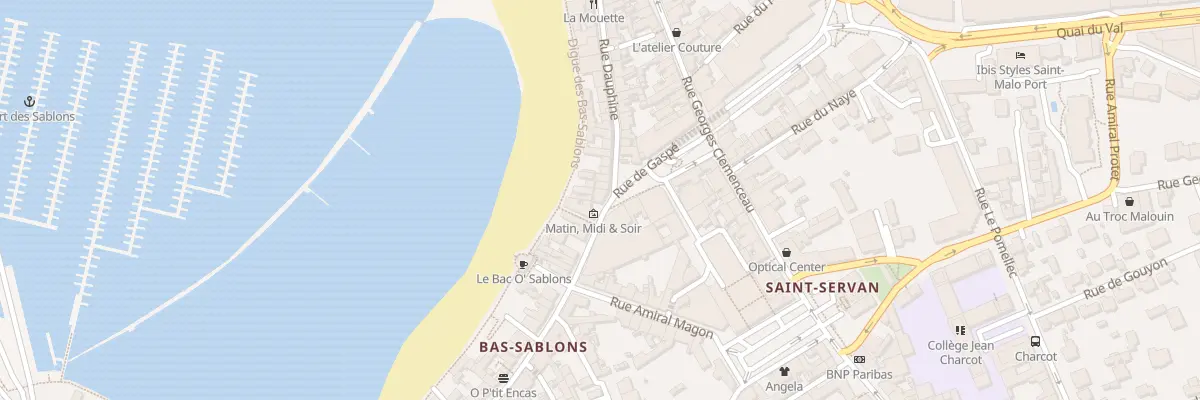 Plan du 44 Rue Dauphine à Saint-Malo