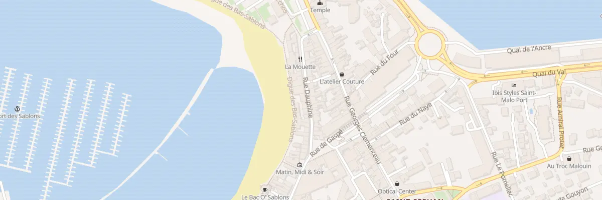 Plan du 18 Rue Dauphine à Saint-Malo
