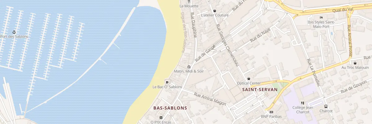 Plan du 44T Rue Dauphine à Saint-Malo
