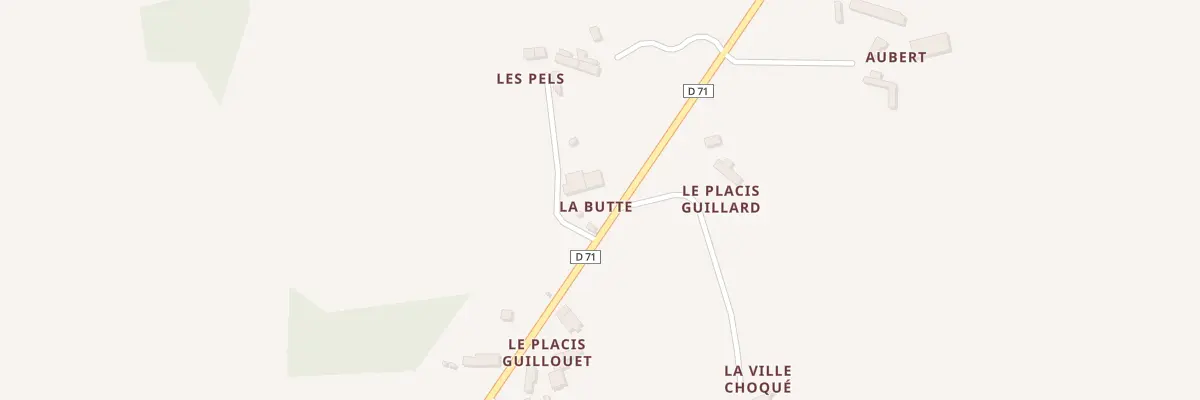 Plan du 50 La Butte à Landujan