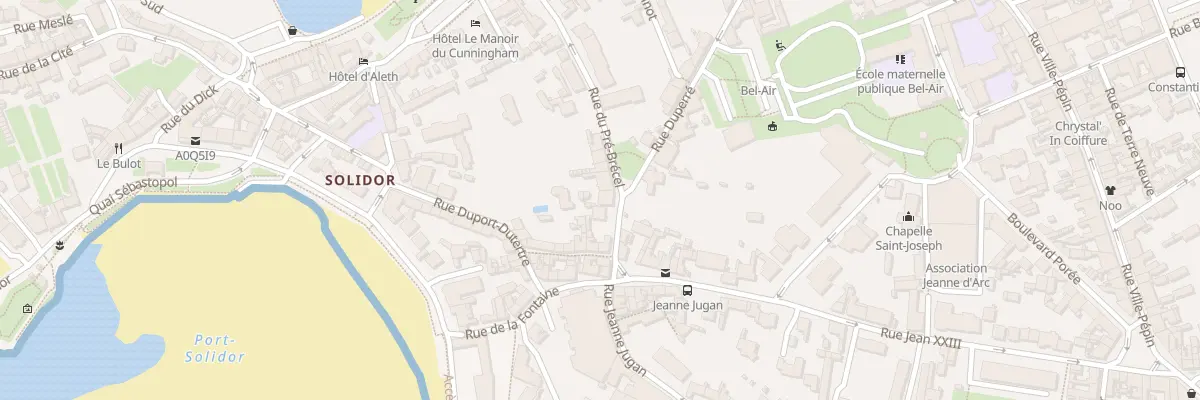 Plan du 32 Rue du Pré brécel à Saint-Malo