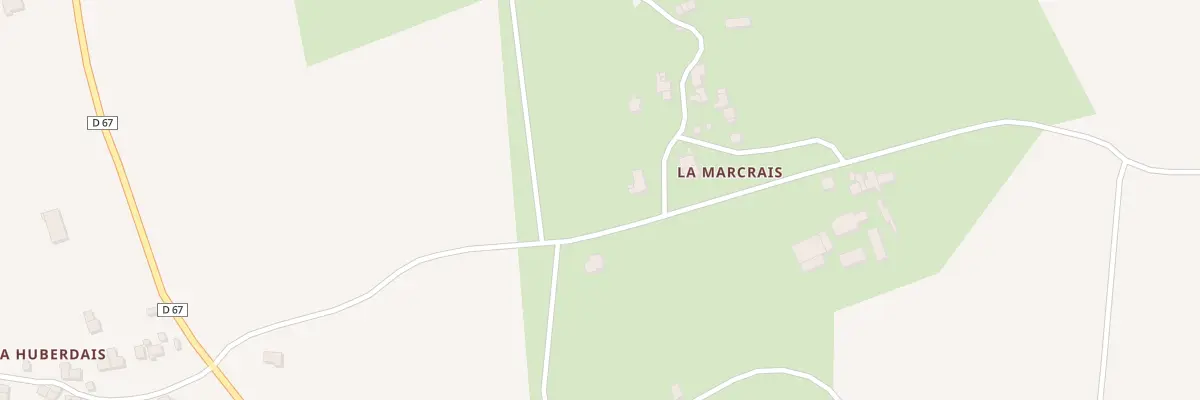 Plan du 1 La Marcrais à Bruc-sur-Aff