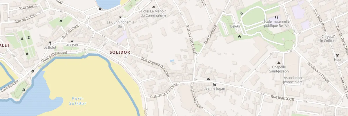 Plan du 15 Rue Duport-Dutertre à Saint-Malo