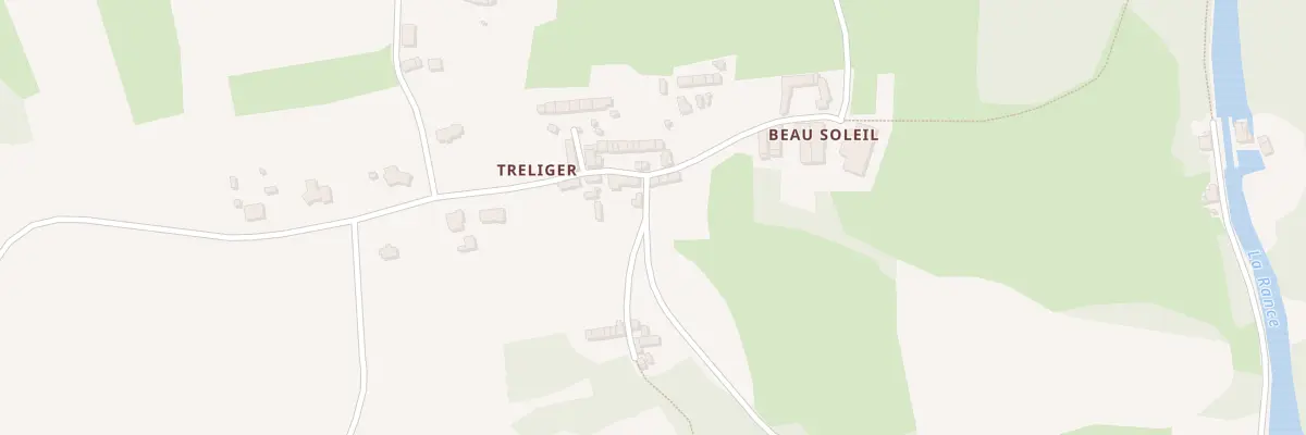 Plan du 10 Tréliger à Calorguen