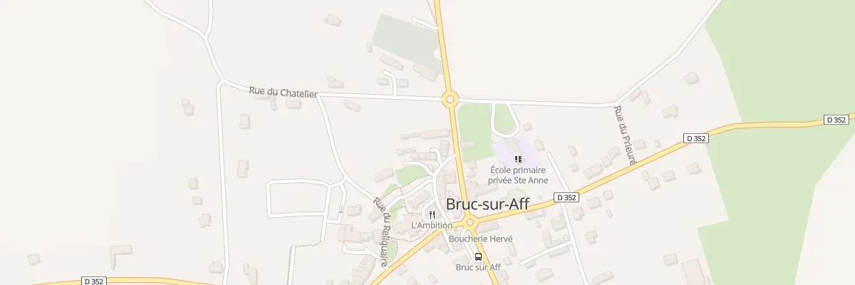 Plan du 9 Rue de Saint Maur à Bruc-sur-Aff