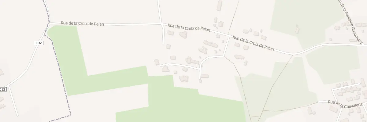 Plan du 4 Che du Clos du Four au Minihic-sur-Rance