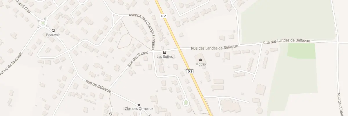 Plan du 1 Rue des Buttes à Lanvallay