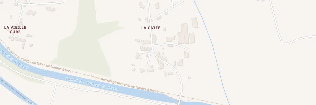Plan du 6074 La Catée à Fégréac