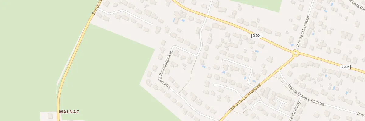 Plan du 22 Rue de la Rochejaquelein à Prinquiau