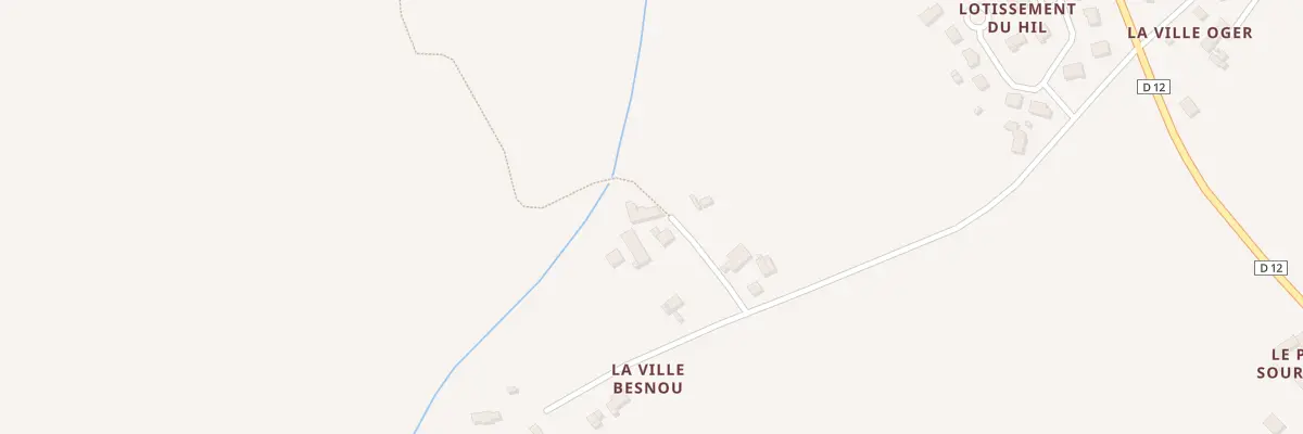 Plan du 5246 La Ville Besnou à Plouasne