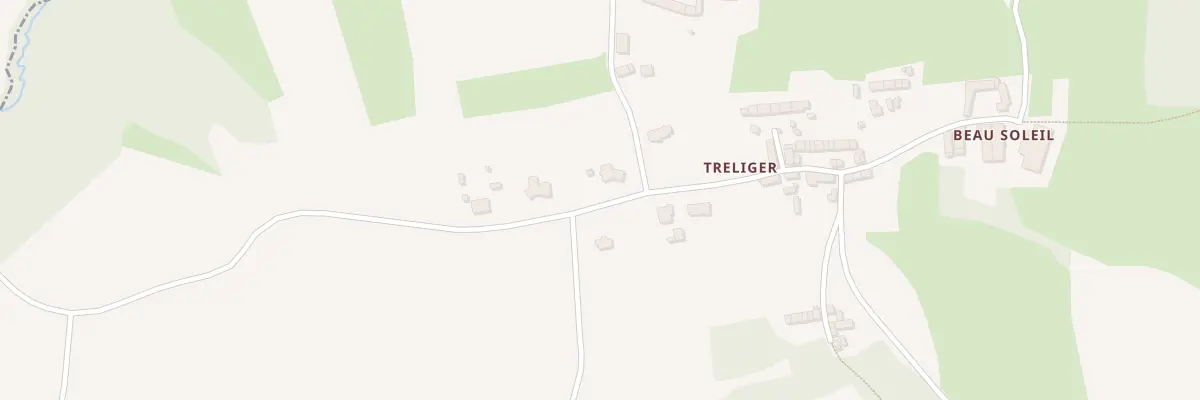 Plan du 5 Tréliger à Calorguen