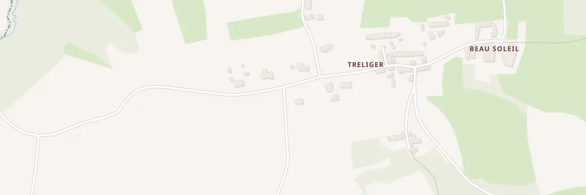 Plan du 6001F Tréliger à Calorguen