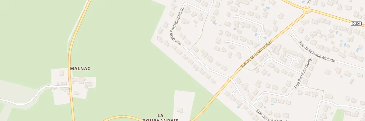 Plan du 11 Rue de la Rochejaquelein à Prinquiau