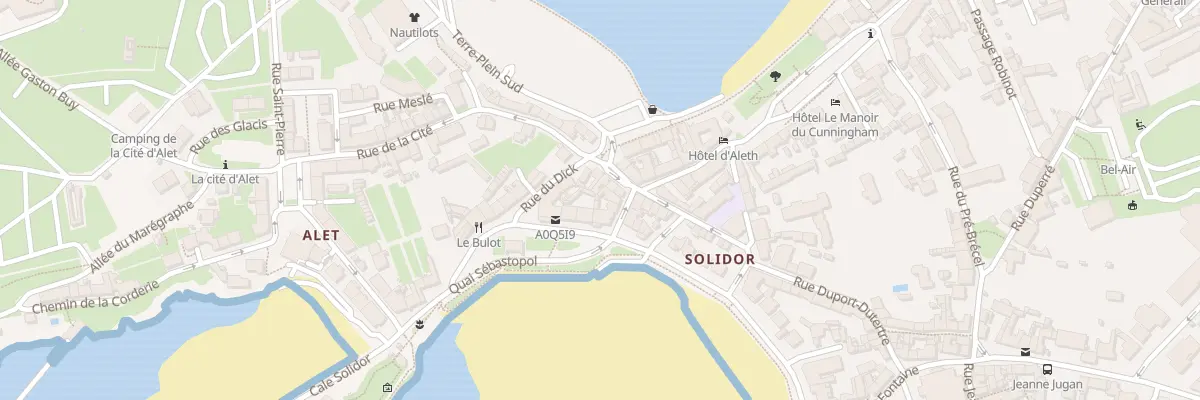 Plan du 6 Rue Amiral Epron à Saint-Malo