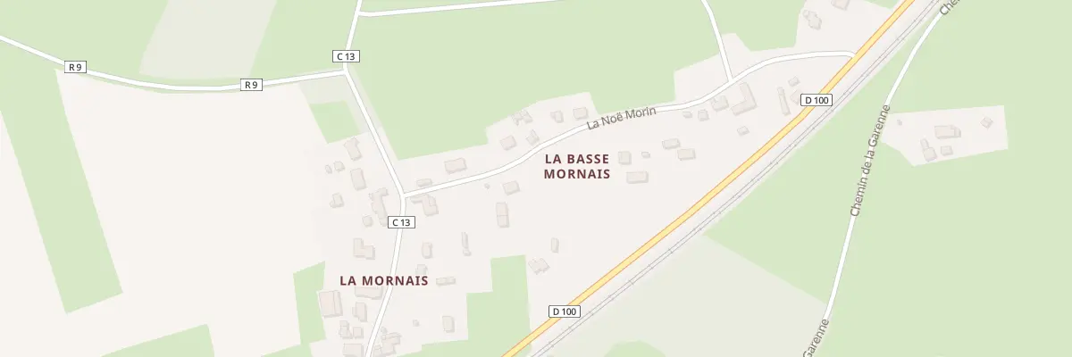 Plan du 412 La Basse Mornais à Donges