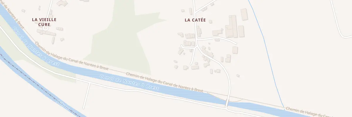 Plan du 5651 La Catée à Fégréac