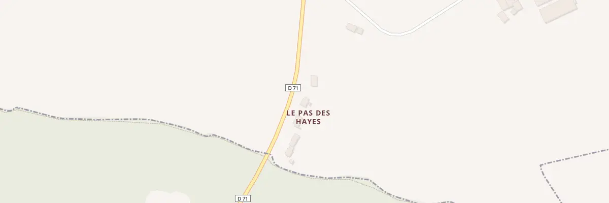 Plan du 5240 Le Pas des Hayes à Landujan