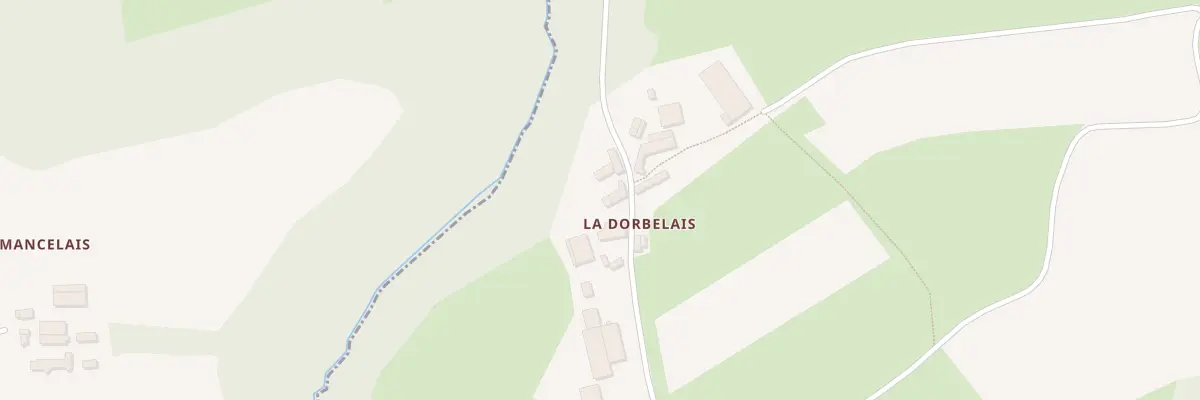 Plan de La Dorbelais à Calorguen