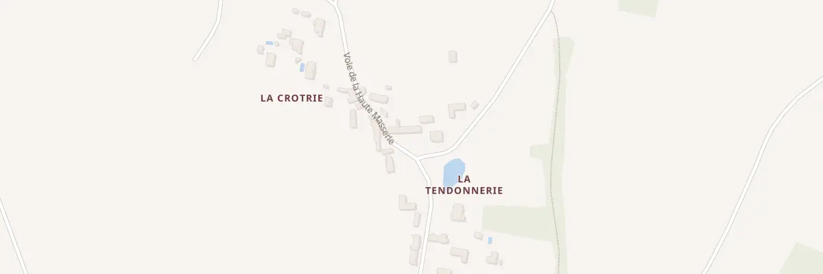Plan du 5 La Crotrie à Chauvé