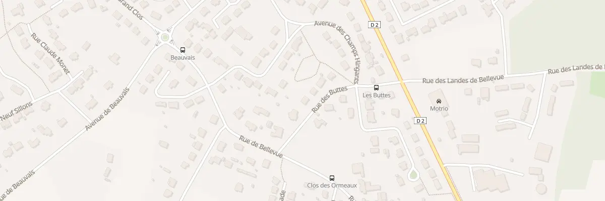 Plan du 10 Rue des Buttes à Lanvallay