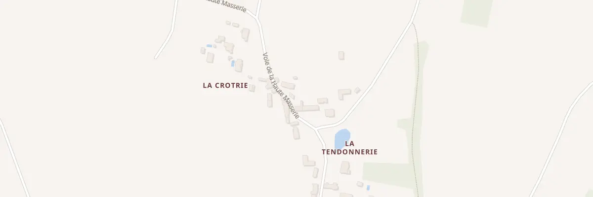 Plan du 7 La Crotrie à Chauvé