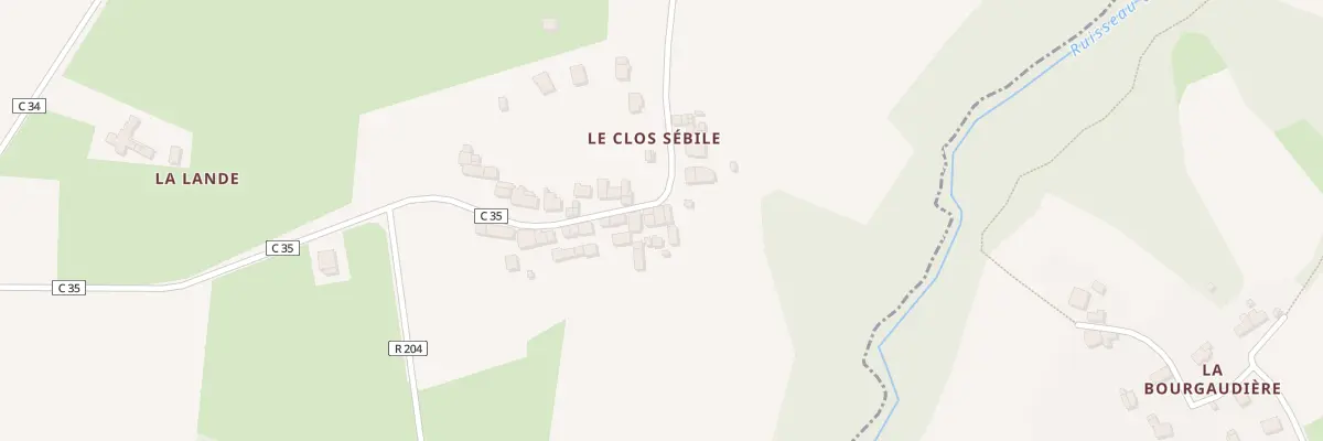 Plan du 5487 La Lande à Pleurtuit