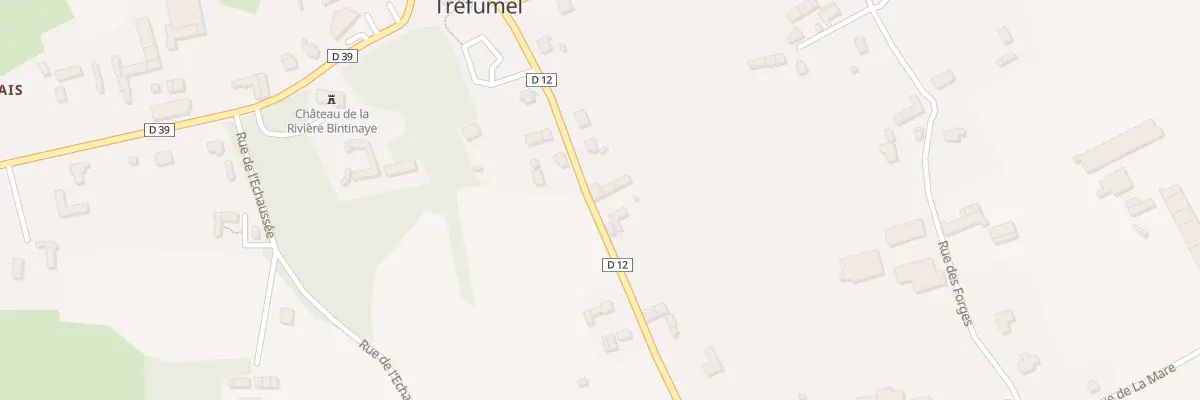 Plan du 17 Rte de Plouasne à Tréfumel