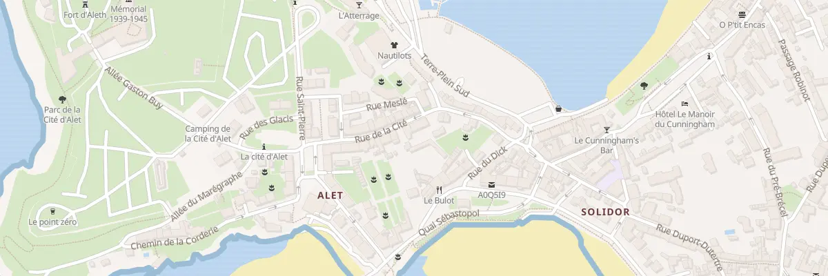 Plan du 22 Rue de la Cité à Saint-Malo