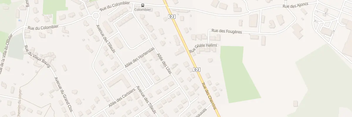 Plan du 38 Rue des Chevrins à Lanvallay