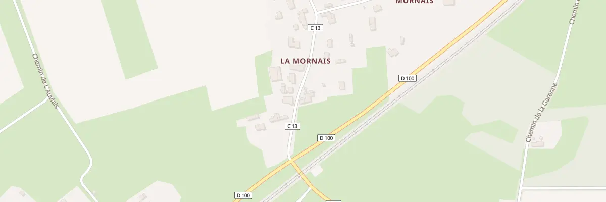 Plan du 1625 La Mornais à Donges