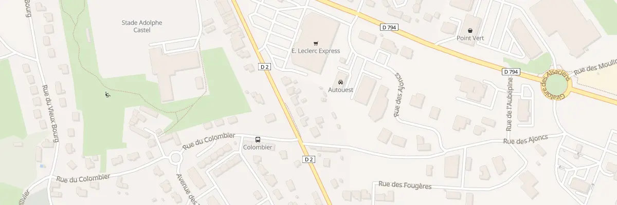Plan du 13 Rue des Chevrins à Lanvallay