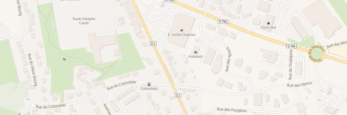 Plan du 11 Rue des Chevrins à Lanvallay