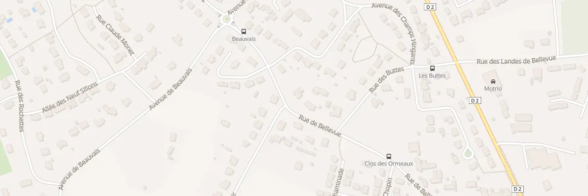 Plan du 30 Rue de Bellevue à Lanvallay