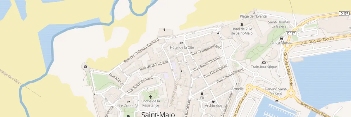 Plan du 8 Rue du Pélicot à Saint-Malo