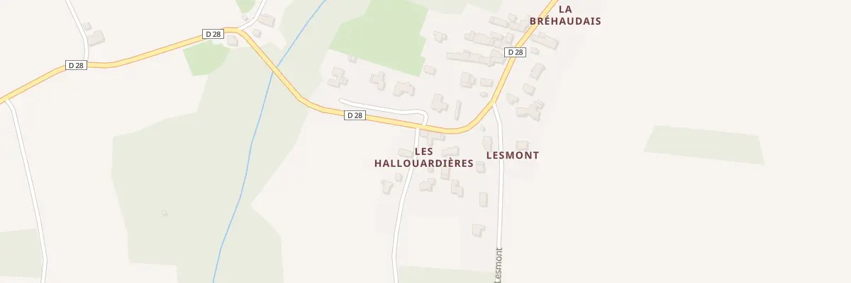 Plan du 3 Les Hallouardieres à Langrolay-sur-Rance
