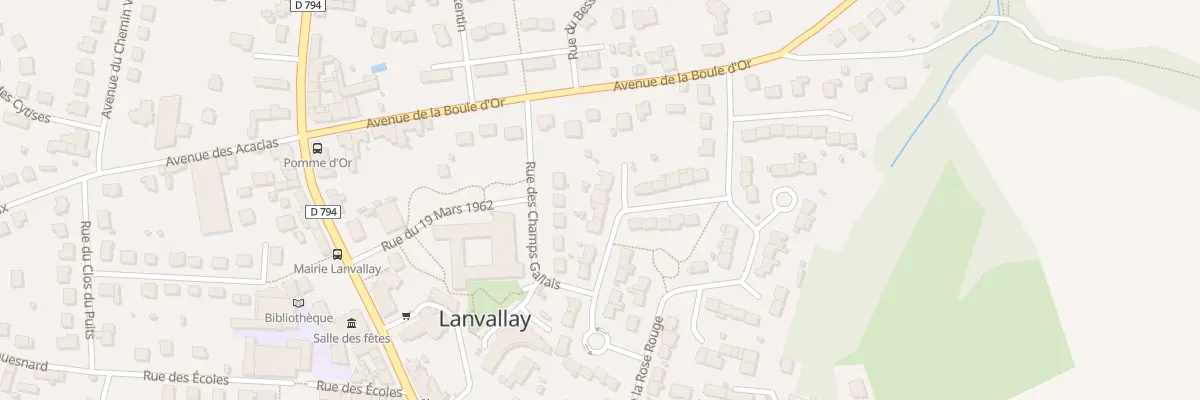 Plan du 23 All des Camélias à Lanvallay