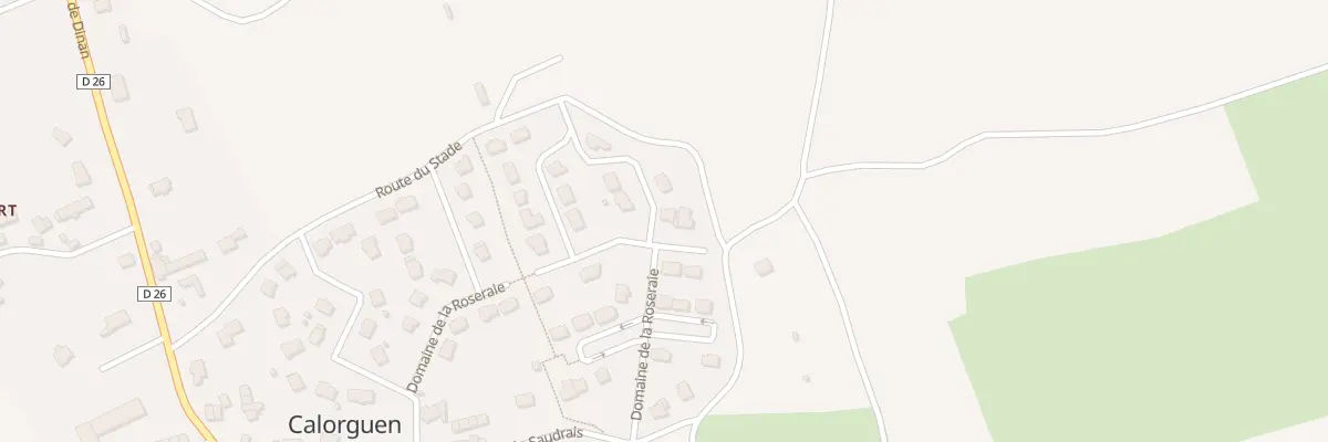 Plan du 50 Dom de la Roseraie à Calorguen