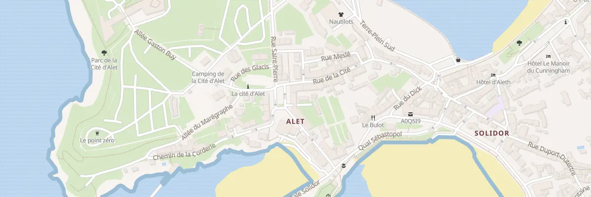 Plan du 7 Pl Saint-Pierre à Saint-Malo