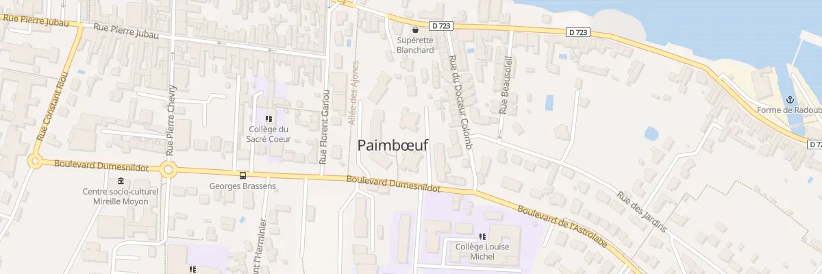 Plan du 1 All des Genêts à Paimbœuf