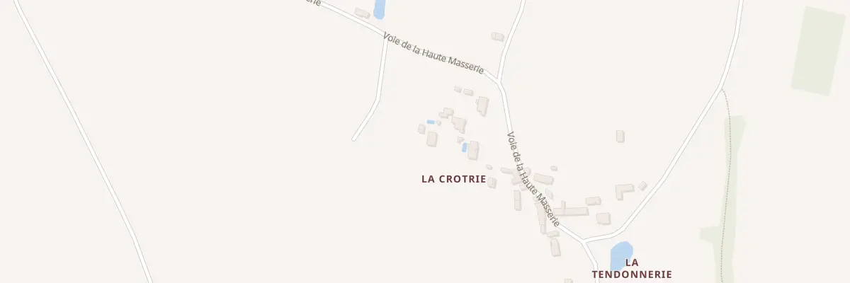Plan du 10 La Crotrie à Chauvé