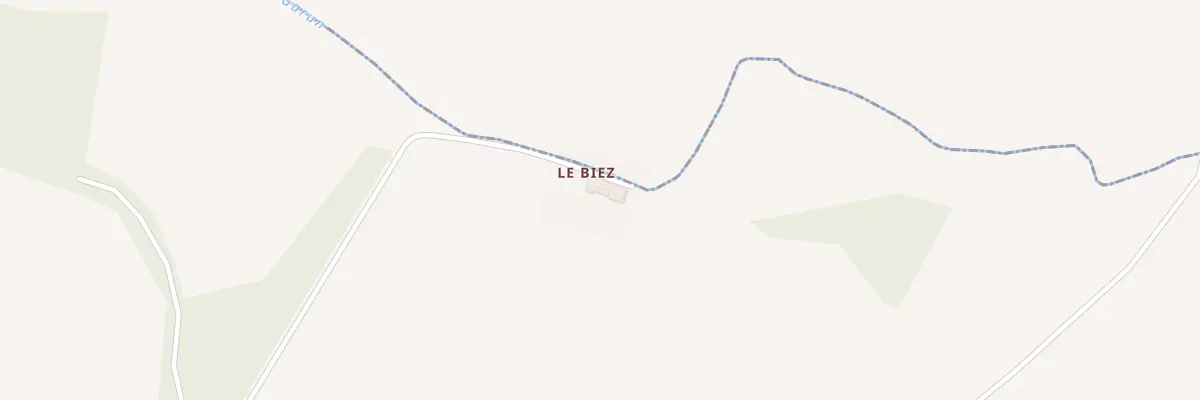 Plan du 5035 Le Biez à Saint-Uniac