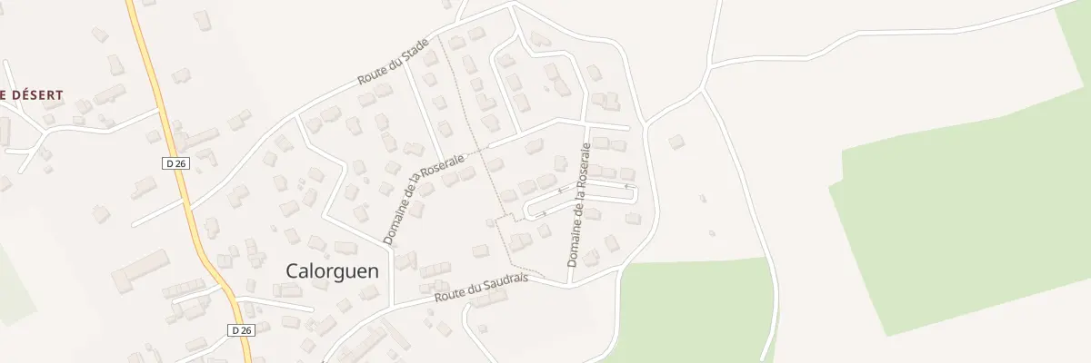 Plan du 56 Dom de la Roseraie à Calorguen