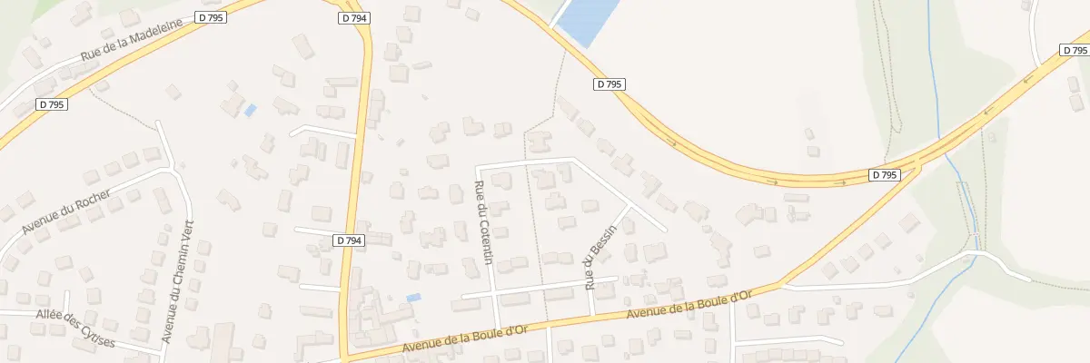 Plan du 12 Rue du Cotentin à Lanvallay